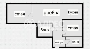 Тристаен апартамент, София, Яворов, 681431, Снимка 7