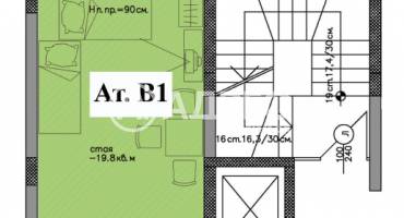 Едностаен апартамент, Черноморец, 629433, Снимка 1