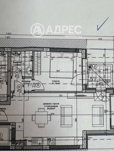 Двустаен апартамент, Варна, Трошево, 684439, Снимка 1