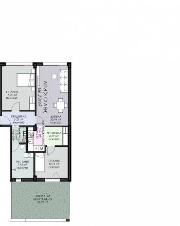 Тристаен апартамент, София, Овча купел, 694439, Снимка 1