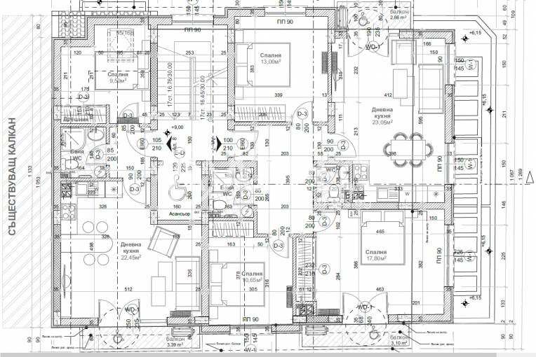 Многостаен апартамент, Варна, Идеален център, 678440, Снимка 5