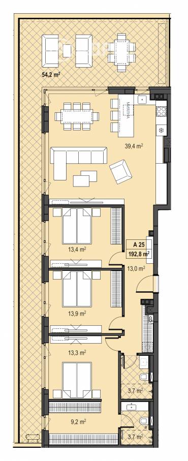 Многостаен апартамент, София, Бояна, 674444, Снимка 1