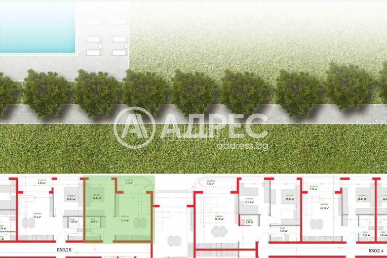 Двустаен апартамент, Варна, Гранд Мол Варна, 677444, Снимка 16