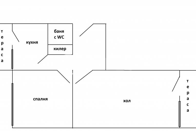 Двустаен апартамент, Варна, Младост 1, 679444, Снимка 4