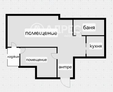 Двустаен апартамент, София, Борово, 700446, Снимка 1