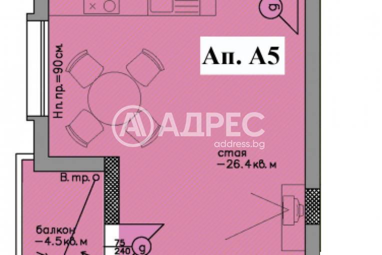 Двустаен апартамент, Черноморец, 629447, Снимка 1