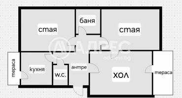 Тристаен апартамент, София, Яворов, 666447, Снимка 5