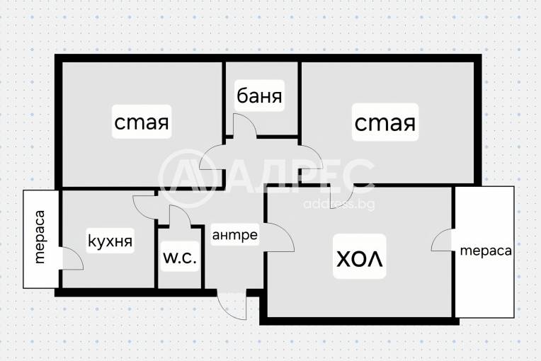 Тристаен апартамент, София, Яворов, 666447, Снимка 5