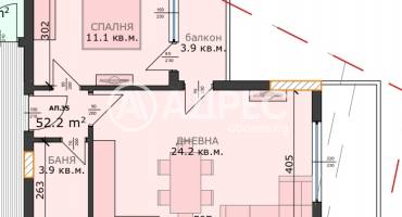 Двустаен апартамент, Варна, Възраждане 3, 702447, Снимка 2