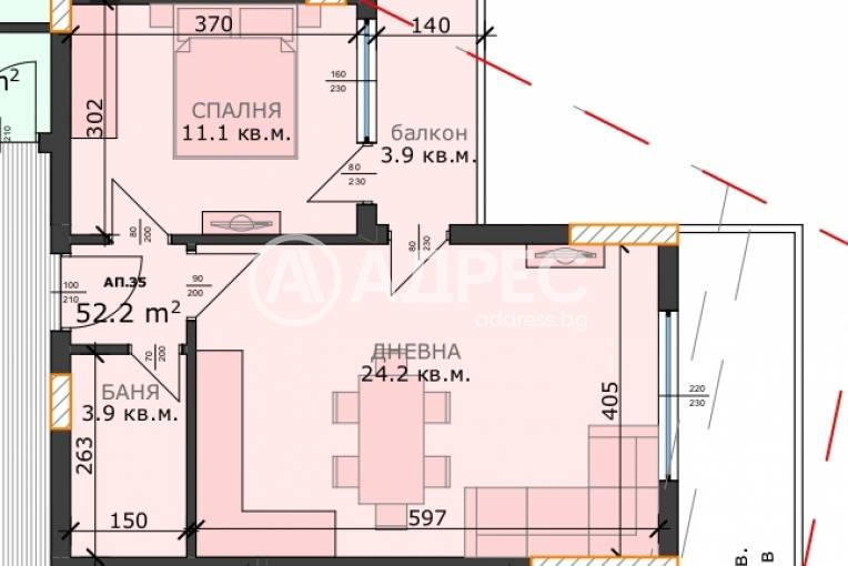 Двустаен апартамент, Варна, Възраждане 3, 702447, Снимка 2