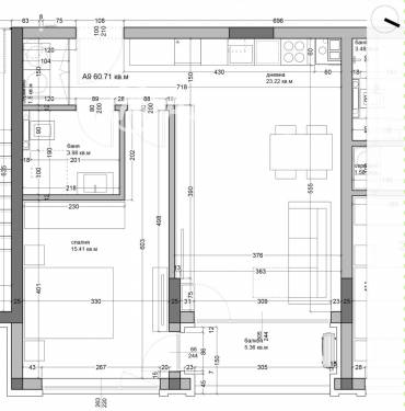 Двустаен апартамент, Варна, Аспарухово, 561448, Снимка 1