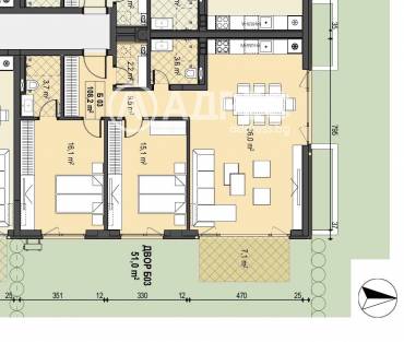 Двустаен апартамент, София, Бояна, 678449, Снимка 1