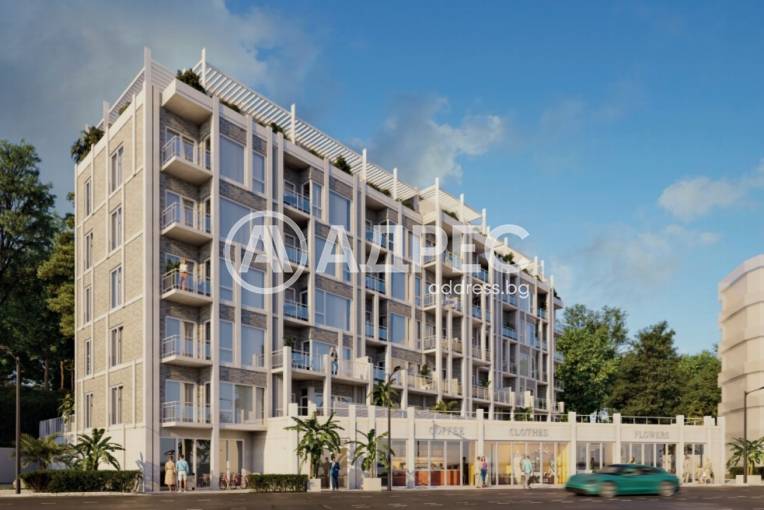 Тристаен апартамент, Варна, м-ст Ален Мак, 653450, Снимка 1