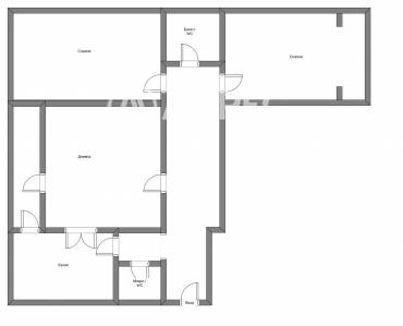 Тристаен апартамент, София, Надежда 1, 685450, Снимка 1