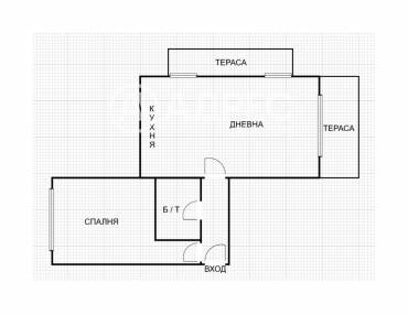 Двустаен апартамент, Бяла, 694450, Снимка 1