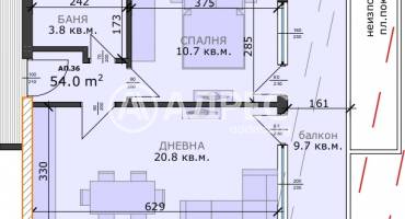 Двустаен апартамент, Варна, Възраждане 3, 702451, Снимка 2
