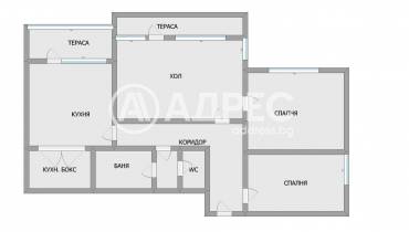 Тристаен апартамент, Стара Загора, Опълченски, 624452, Снимка 1