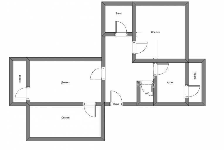 Тристаен апартамент, София, Стрелбище, 672453, Снимка 3