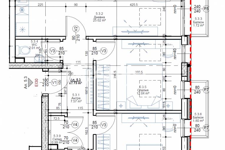 Тристаен апартамент, София, Овча купел, 675453, Снимка 3