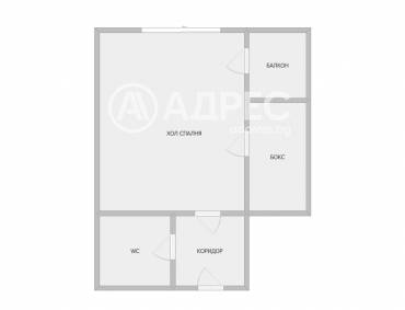 Едностаен апартамент, Стара Загора, Три чучура- юг, 681453, Снимка 1