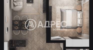 Двустаен апартамент, София, Лозенец, 682453, Снимка 2