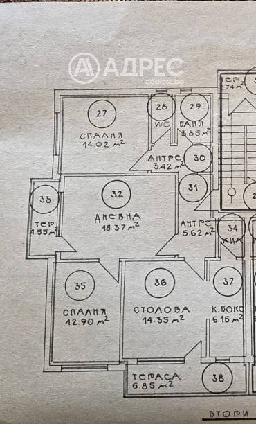 Тристаен апартамент, Стара Загора, МГ, 693455, Снимка 1
