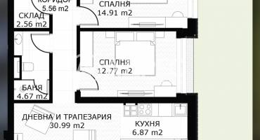 Многостаен апартамент, София, Драгалевци, 662456, Снимка 3