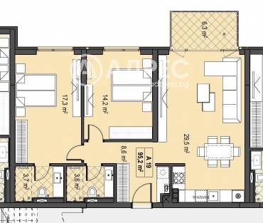 Тристаен апартамент, София, Бояна, 678456, Снимка 1