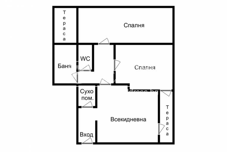 Тристаен апартамент, Пловдив, Кършияка, 612458, Снимка 16
