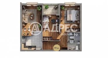 Тристаен апартамент, Варна, Възраждане 3, 684461, Снимка 1