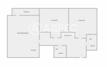 Тристаен апартамент, Варна, Владислав Варненчик, 686461, Снимка 1