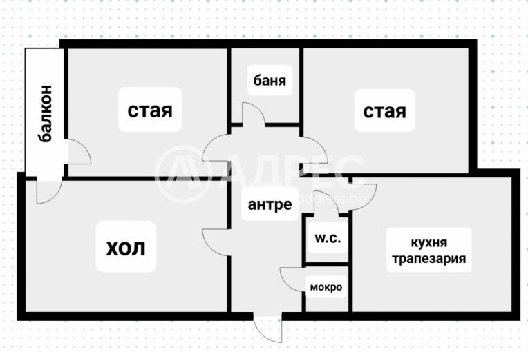 Тристаен апартамент, София, Дружба 1, 638466, Снимка 4