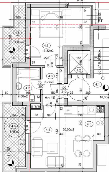 Двустаен апартамент, София, Малинова Долина, 677466, Снимка 1