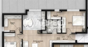 Тристаен апартамент, София, Люлин 2, 687466, Снимка 3