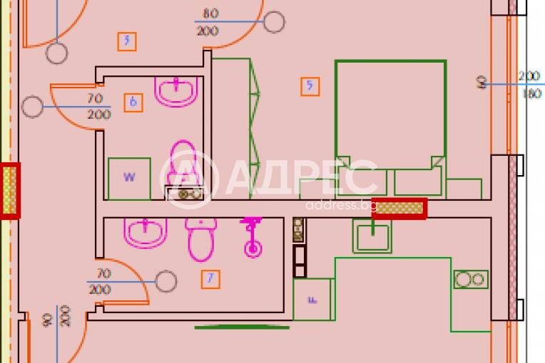 Тристаен апартамент, Благоевград, Освобождение, 679467, Снимка 2