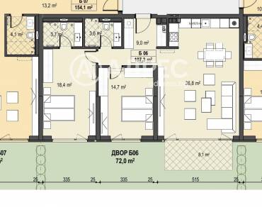 Двустаен апартамент, София, Бояна, 678471, Снимка 1