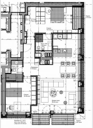 Тристаен апартамент, София, Манастирски ливади - изток, 701471, Снимка 1