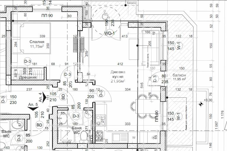 Двустаен апартамент, Варна, Идеален център, 678472, Снимка 4
