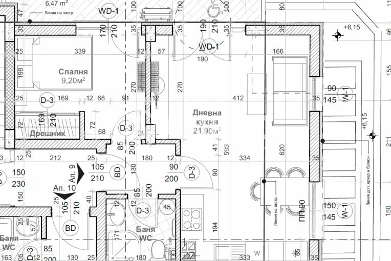 Двустаен апартамент, Варна, Погребите, 678475, Снимка 5