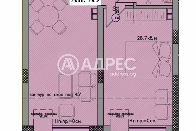 Двустаен апартамент, Черноморец, 629477, Снимка 1