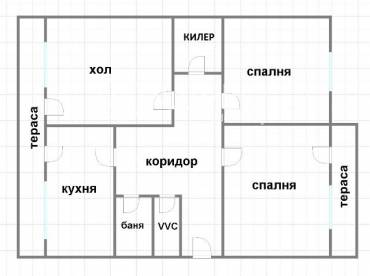 Тристаен апартамент, Варна, Трошево, 697477, Снимка 1