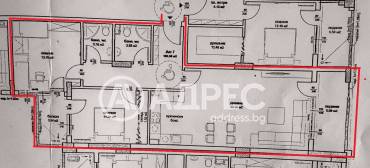 Тристаен апартамент, Бургас, Хоризонт, 663478, Снимка 1