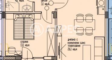 Двустаен апартамент, Варна, м-ст Акчелар, 683478, Снимка 4