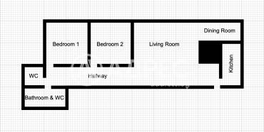 Тристаен апартамент, Созопол, местност Златна рибка, 643480, Снимка 1