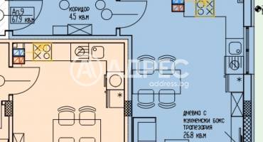 Двустаен апартамент, Варна, м-ст Акчелар, 683480, Снимка 4