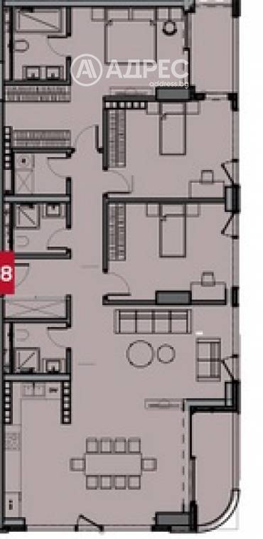 Многостаен апартамент, София, Лозенец, 660484, Снимка 1