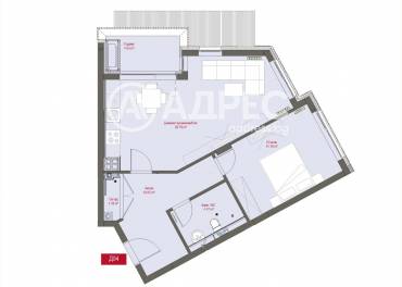 Двустаен апартамент, София, Манастирски ливади - изток, 668484, Снимка 1