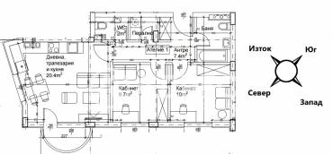 Тристаен апартамент, София, Люлин 2, 682485, Снимка 1