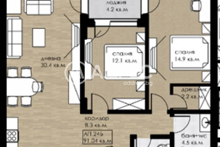 Тристаен апартамент, София, Дружба 2, 688485, Снимка 3