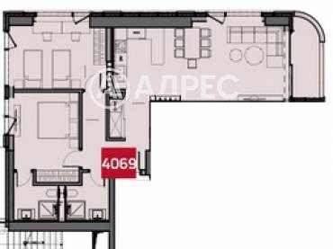 Тристаен апартамент, София, Лозенец, 660486, Снимка 1